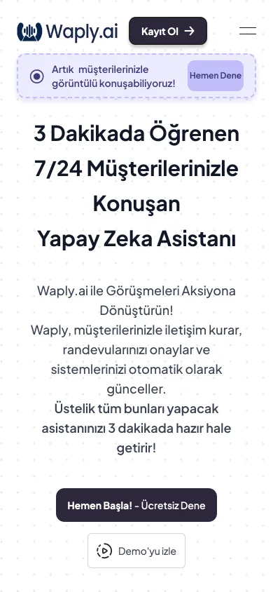 Waply mobil ekran görüntüsü